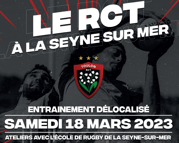 Entrainement délocalisé à La SeynesurMer ce samedi ! RCT Rugby